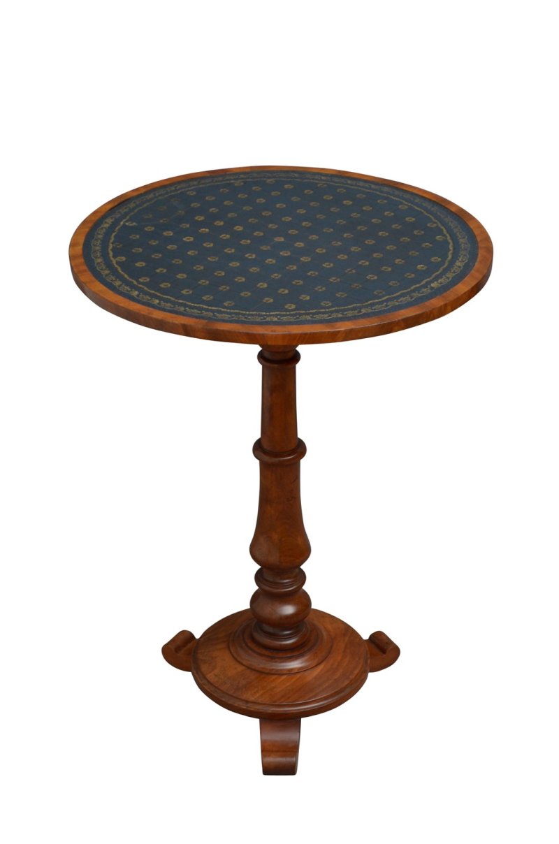 English William IV Mahogany Lamp Table Occasional Table